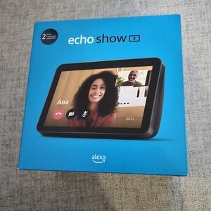 Echo Show 8 2nd Generation Black Smart Display with Alexa